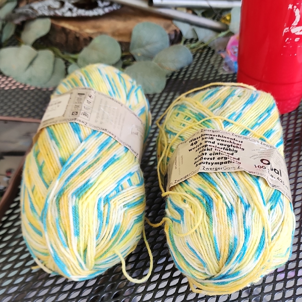 Multicolor Yarn Skeins